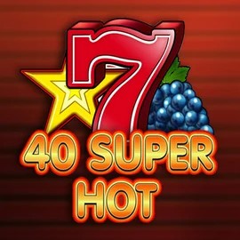 40 Super Hot slot logo by Amusnet Interactive at Vegashero Casino