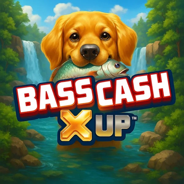 Bass Cash X UP online game logo by Alchemy Gaming on vegasherocasino-es.com