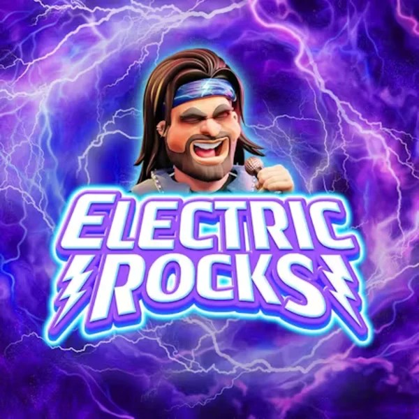 Electric Rocks logo – Slots by Inspired Gaming at Vegashero Casino