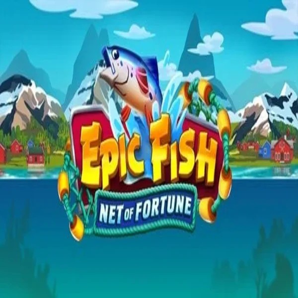 Epic Fish Net of Fortune slot logo by Quickspin at Vegashero Casino