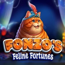 Fonzos Feline Fortunes online game logo by Pragmatic Play on vegasherocasino-es.com