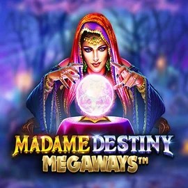 Madame Destiny Megaways logo by Pragmatic Play at Vegashero Casino