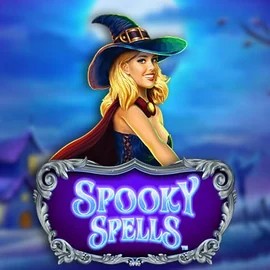 Spooky Spells logo by Novomatic at Vegashero Casino