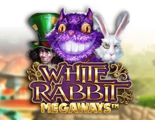 White Rabbit slot logo by Big Time Gaming at Vegashero Casino